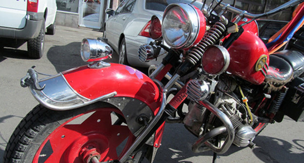 Motorcycle. Photo by Tigran Petrosyan for the "Caucasian Knot"