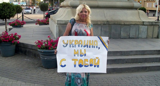 Darya Polyudova. Photo: http://politolog.net/russia/na-kubani-za-razdachu-listovok-snova-arestovali-aktivistku-daryu-polyudovu/