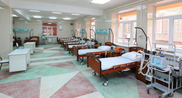 The new building of the veterans' hospital in Makhachkala. Photo http://sdelano-u-nas.livejournal.com/7920483.html