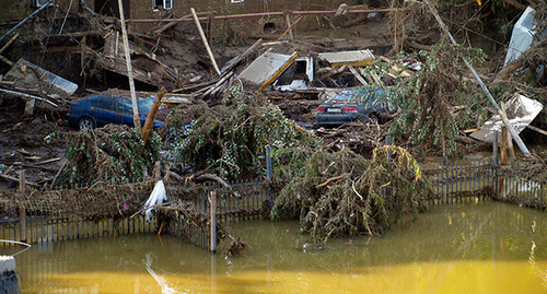 The territory of the flooded Tbilisi zoo. Photo by Beslan Kmuzov for the "Caucasian Knot" The territory of the flooded Tbilisi zoo. Photo by Beslan Kmuzov for the "Caucasian Knot"