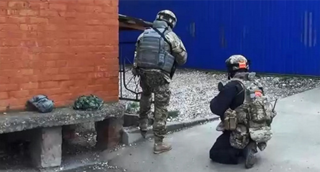 The special operation in Khasavyurt . Photo: http://nac.gov.ru/nakmessage/2015/04/02/v-khasavyurte-neitralizovan-glavar-kizlyarskoi-bandgruppy.html