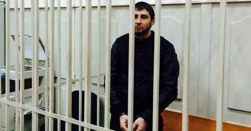 The defendant Zaur Dadaev. Photo by Yuliya Buslavskaya for the "Caucasian Knot"