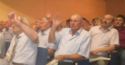 The congress of the "Adyge-Khase-Circassian Parliament", KChR, Cherkessk, June 27, 2015. Photo by Asya Kapaeva for the "Caucasian Knot"