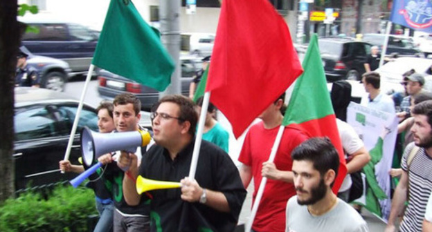 A march against the ongoing Georgia's ecological policy was held in Tbilisi. July 16, 2015. Photo by Edita Badasyan for the "Caucasian Knot"