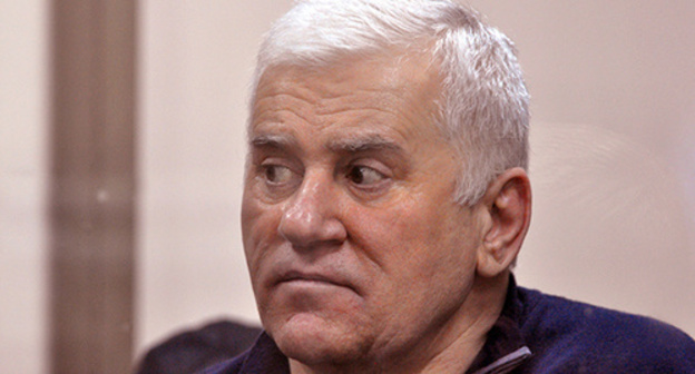Said Amirov in the courtroom. Photo by Oleg Pchyolov for the "Caucasian Knot"