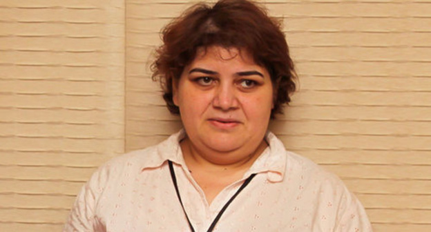 Khadija Ismayilova. Photo by Aziz Karimov for the ‘Caucasian Knot’. Khadija Ismayilova. Photo by Aziz Karimov for the ‘Caucasian Knot’.