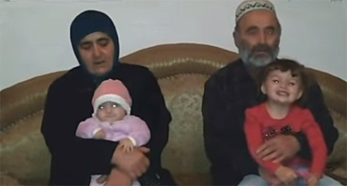 Parents of Askhab Murtazaliev. Screenshot from the video posted by the ‘Caucasian Knot’, https://www.youtube.com/watch?t=23&amp;v=j-4trRN0kdo 