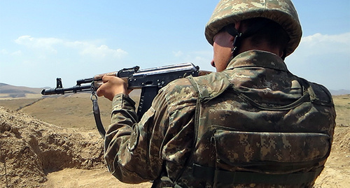 On the contact line in the Karabakh conflict zone. The Defence Army of Nagorno-Karabakh. August 19, 2014. Photo by Alvard Grigoryan for the "Caucasian Knot"