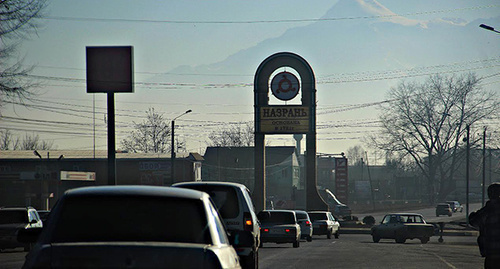 Entrance to Nazran. Photo by Magomed Magomedov for the "Caucasian Knot"