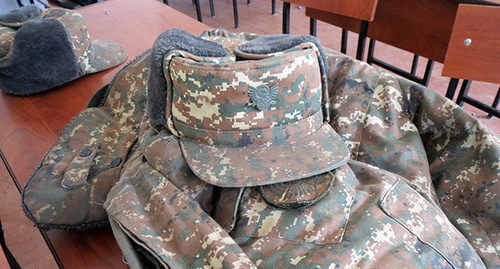 Uniform of the Nagorno-Karabakh Defence Army. Photo by Alvard Grigoryan for the "Caucasian Knot" Uniform of the Nagorno-Karabakh Defence Army. Photo by Alvard Grigoryan for the "Caucasian Knot"