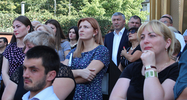 At the  mourning events in memory of Beslan terror act victims, September 3, 2015. Photo by Emma Marzoeva for the ‘Caucasian Knot’.