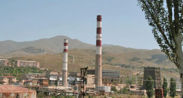 The chemical complex "Vanadzor-Khimprom". Photo: Vanadzor : Usine chimique https://ru.wikipedia.org