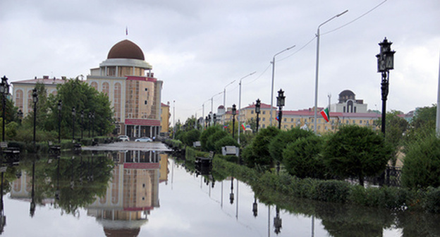 Building of Chechnya Court Department. Photo by Magomed Magomedov for the ‘Caucasian Knot’. 