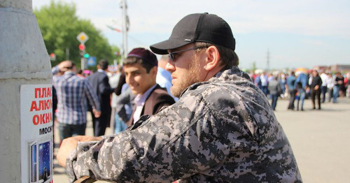 Law enforcer. Photo by Magomed Magomedov for the ‘Caucasian Knot’. 