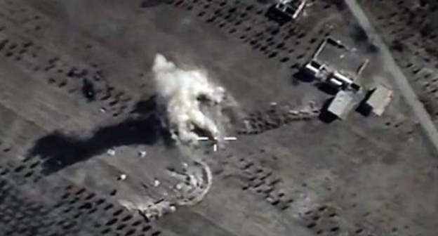 Airstrike against the ISIL terrorist group objects. Photo: http://function.mil.ru/news_page/country/more.htm?id=12060572@egNews