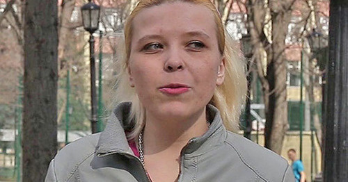 Darya Polyudova. Screenshot of a video by the user Open Russia http://www.youtube.com/watch?v=awVTP1AgjfI Darya Polyudova. Screenshot of a video by the user Open Russia http://www.youtube.com/watch?v=awVTP1AgjfI