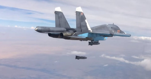 Fighter jet of Russian Air Forces in Syria. Photo: Mil.ru https://ru.wikipedia.org/ Fighter jet of Russian Air Forces in Syria. Photo: Mil.ru https://ru.wikipedia.org/