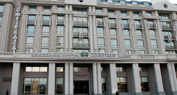 Georgia, Tbilisi, Hotel "Korti Yard Marriott". Photo by the "Caucasian Knot" Georgia, Tbilisi, Hotel "Korti Yard Marriott". Photo by the "Caucasian Knot"