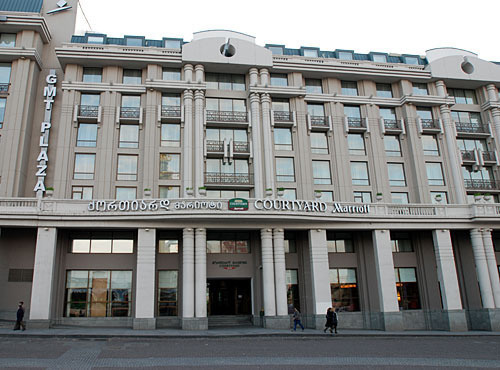 Georgia, Tbilisi, Hotel "Korti Yard Marriott". Photo by the "Caucasian Knot" Georgia, Tbilisi, Hotel "Korti Yard Marriott". Photo by the "Caucasian Knot"