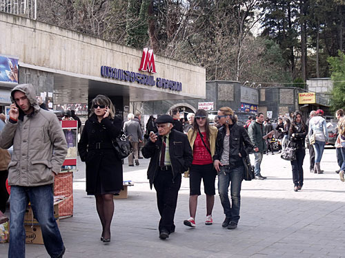 Georgia, Tbilisi, the square of Freedom, March 2010. Photo by the "Caucasian Knot" Georgia, Tbilisi, the square of Freedom, March 2010. Photo by the "Caucasian Knot"