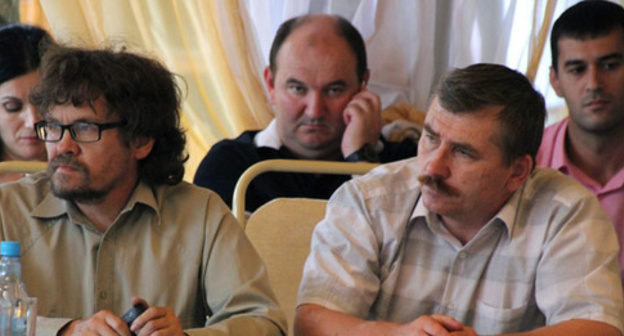 Andrei Rudomakha and Valery Brinikh (to the right). Photo http://president-sovet.ru/presscenter/news/read/2578/
