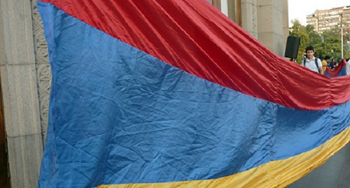 Rally against rise of electricity tariffs, Yerevan, September 11-12, 2015. Photo by Armine Martirosyan for the ‘Caucasian Knot’. 