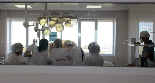 Surgery block of the Kabardino-Balkarian Republic's Clinical Hospital. Photo: http://www.rkbkbr.ru/o-bolnitse/gallery/operacionnye Surgery block of the Kabardino-Balkarian Republic's Clinical Hospital. Photo: http://www.rkbkbr.ru/o-bolnitse/gallery/operacionnye