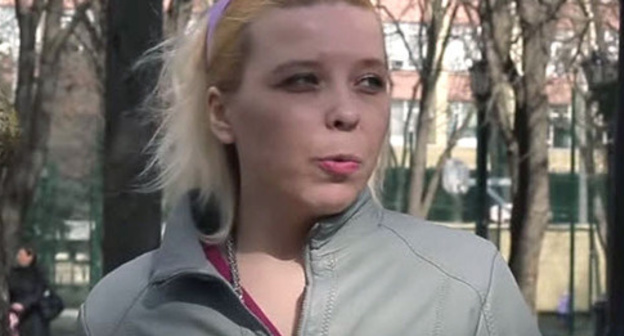 Darya Polyudova. Screenshot from the video of the user ‘Open Russia’, http://www.youtube.com Darya Polyudova. Screenshot from the video of the user ‘Open Russia’, http://www.youtube.com