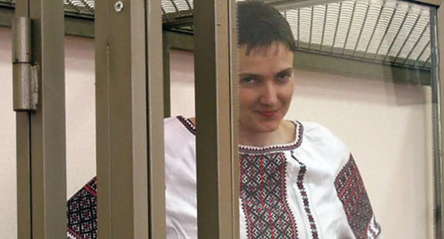 Nadezhda Savchenko in the Donetsk City Court. January 13, 2016. Photo by Konstantin Volgin for the "Caucasian Knot"