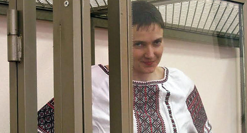 Nadezhda Savchenko in the Donetsk City Court. January 13, 2016. Photo by Konstantin Volgin for the "Caucasian Knot"