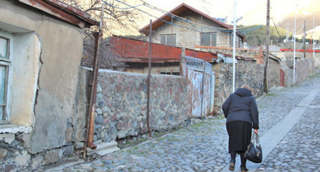 Kazbegi, Georgia. Photo by Akhmed Aldebirov for the "Caucasian Knot"