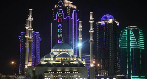 Mosque in Grozny. Photo by Magomed Magomedov for the "Caucasian Knot"