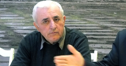Alibek Zainudinov at the press conference in Makhachkala, February 1, 2016. Photo by Patimat Makhmudova for the ‘Caucasian Knot’. Alibek Zainudinov at the press conference in Makhachkala, February 1, 2016. Photo by Patimat Makhmudova for the ‘Caucasian Knot’.