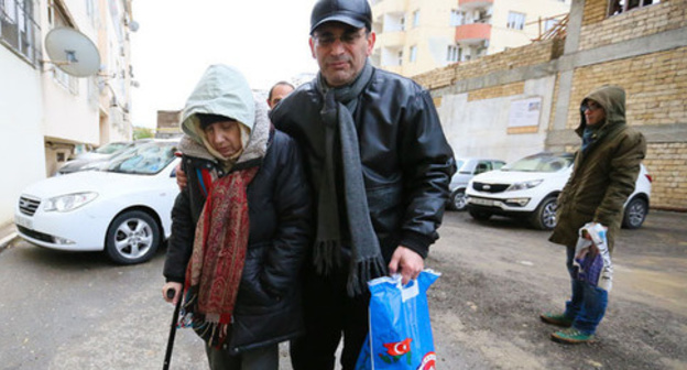 Leyla and Arif Yunus spouses. Photo by Aziz Karimov for the "Caucasian Knot"
