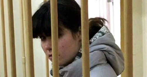 Alexandra Ivanova (Varvara Karaulova). Photo: the press service of the Lefortovo Court