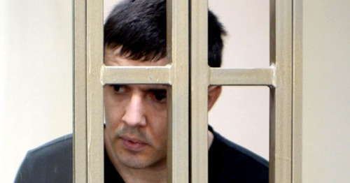 Yusup Djaparov in the courtroom. Photo by Oleg Pchyolov for the "Caucasian Knot" 