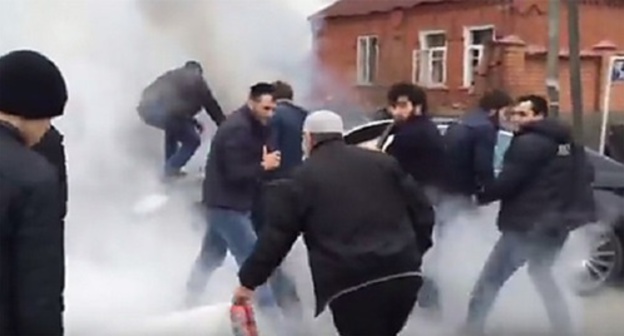 A car explosion near the mosque in Nasyr Kort. Screenshot of a video "An explosion near Chumakov's mosque" https://www.youtube.com/watch?v=ZdvG_HF3YUc A car explosion near the mosque in Nasyr Kort. Screenshot of a video "An explosion near Chumakov's mosque" https://www.youtube.com/watch?v=ZdvG_HF3YUc