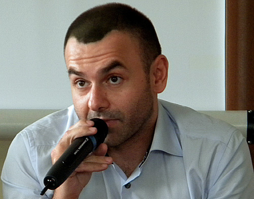Georgi Tsikhiceli, vice-president of international TV channel RTVI (USA), at the festival of broadcasters “Radio together”. Moscow, June 26, 2010. Photo by the "Caucasian Knot" Georgi Tsikhiceli, vice-president of international TV channel RTVI (USA), at the festival of broadcasters “Radio together”. Moscow, June 26, 2010. Photo by the "Caucasian Knot"
