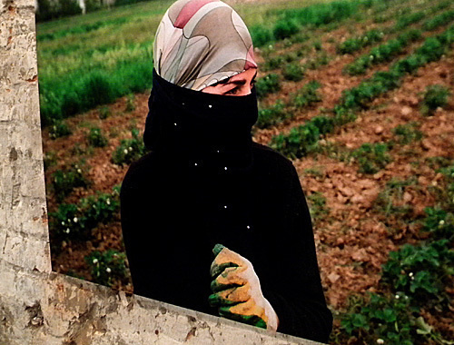 Fragment of photo from the series "Rooted out" by Yuri Ivaschenko. The photo of the "Caucasian Knot" correspondent from the exhibition "Rooted out" in the Museum and the Sakharov public center in Moscow, March 1, 2010. Fragment of photo from the series "Rooted out" by Yuri Ivaschenko. The photo of the "Caucasian Knot" correspondent from the exhibition "Rooted out" in the Museum and the Sakharov public center in Moscow, March 1, 2010.