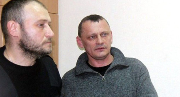 Nikolai Karpyuk (left) and Stanislav Klykh (right) in the court. Photo: RFE/RL Nikolai Karpyuk (left) and Stanislav Klykh (right) in the court. Photo: RFE/RL