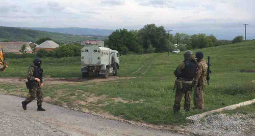 Law enforcers during CTO in Ingushetia. Photo: https://06.mvd.ru/news/item/7852460/ Law enforcers during CTO in Ingushetia. Photo: https://06.mvd.ru/news/item/7852460/