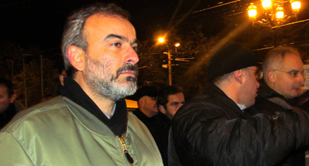 Zhirair Sefilyan, head of the joint staff of the opposition, leader of the movement "100 years without regime". Photo by Tigran Petrosyan for the ‘Caucasian Knot’. Zhirair Sefilyan, head of the joint staff of the opposition, leader of the movement "100 years without regime". Photo by Tigran Petrosyan for the ‘Caucasian Knot’.