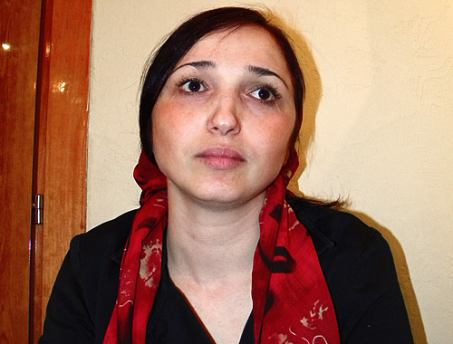 Madina, wife of blogger Alaudin Dudko. Photo by the "Caucasian Knot" Madina, wife of blogger Alaudin Dudko. Photo by the "Caucasian Knot"