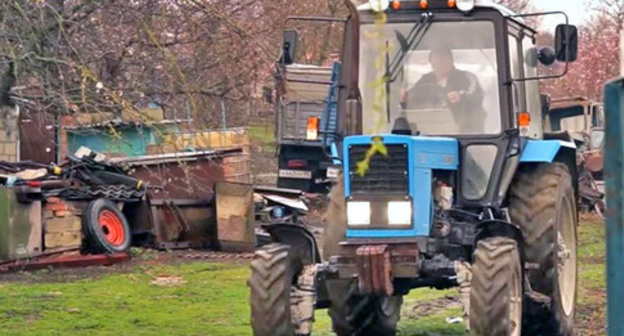Agricultural equipment. Photo: RFE/RL Agricultural equipment. Photo: RFE/RL
