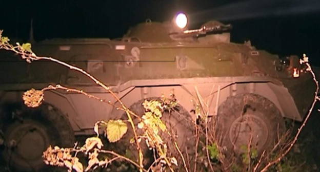 Special forces vehicle during CTO. Photo: http://nac.gov.ru/kontrterroristicheskie-operacii/v-dagestane-v-hode-kontrterroristicheskoy.html Special forces vehicle during CTO. Photo: http://nac.gov.ru/kontrterroristicheskie-operacii/v-dagestane-v-hode-kontrterroristicheskoy.html
