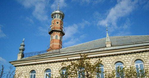 A mosque. Khasavyurt. Photo: Aleksandr Sikora http://odnoselchane.ru/ A mosque. Khasavyurt. Photo: Aleksandr Sikora http://odnoselchane.ru/