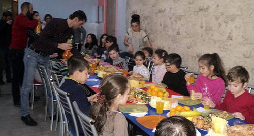 Festive event for children of repatriates, Nalchik, November 20, 2016. Photo by Lyudmila Maratova for the ‘Caucasian Knot’. Festive event for children of repatriates, Nalchik, November 20, 2016. Photo by Lyudmila Maratova for the ‘Caucasian Knot’.