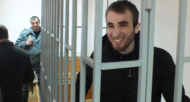 Zhalaudi Geriev in the courtroom. Photo by the "Caucasian Knot" correspondent Zhalaudi Geriev in the courtroom. Photo by the "Caucasian Knot" correspondent