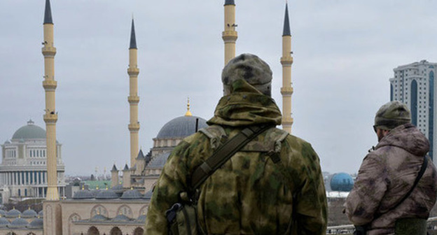 Grozny. Photo: http://obzor.press/regions/37434-v-groznom-razyiskivayut-troix-boevikov-napavshix-na-policzejskix