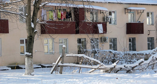 Apartment building in Grozny. Photo by Magomed Magomedov for the 'Caucasian Knot'. Apartment building in Grozny. Photo by Magomed Magomedov for the 'Caucasian Knot'.